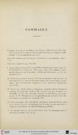 Sommaire