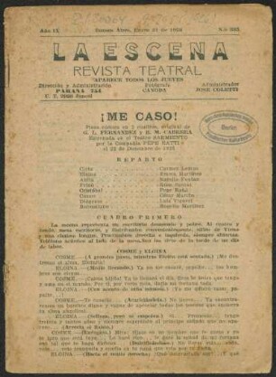 ¡Me caso! : pieza cómica en 3 cuadros