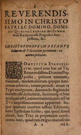 Convivium Evangelicvm : In quo Diversarvm Partivm Ministri Evangelici Cvm D. Avgvstana Confessione Hilariter accumbunt, & Euangelicè philosophantur