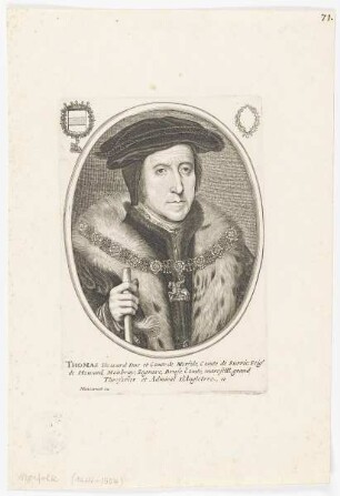 Bildnis des Thomas Howard de Norfolc