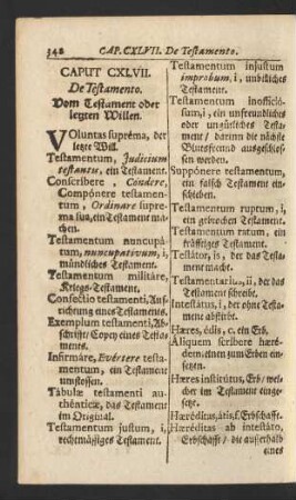 Caput CXLVII.