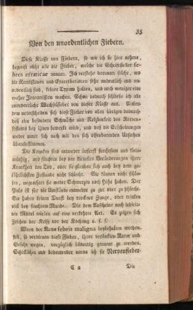 Von den unordentlichen Fiebern