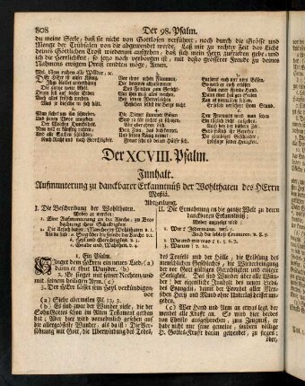 808-812, Der XCVIII. Psalm