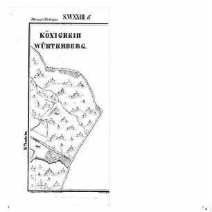 Kartenblatt SW XXIII 6 Stand 1861 (nur hohenzollerischer Teil)