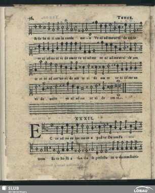 XXXII. Ecce advocatus meus; SWV 84