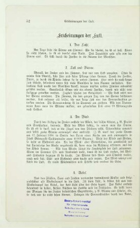 Erscheinungen der Luft
