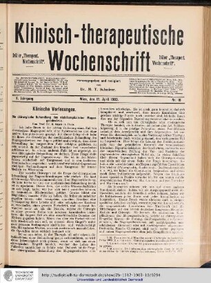 Nr. 16, 19. April 1902
