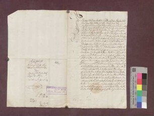 Mathias Mistbach von Ebringen verkauft der Herrschaft Ebringen (Kloster St. Gallen) 1 Zweitel Acker zu Ebringen um 5 Gulden.