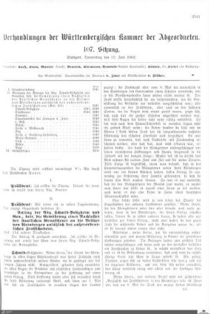 107. Sitzung, Stuttgart, 12.6.1902
