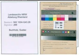 Entnazifizierung Gustav Buchholz , geb. 06.02.1888 (Pfoertner)