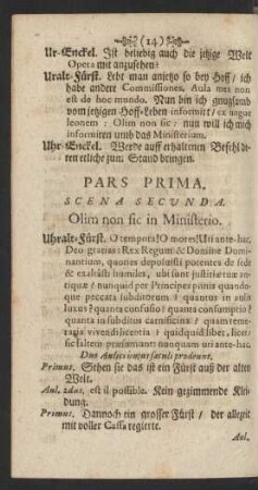 Pars Prima. Scena Secunda.