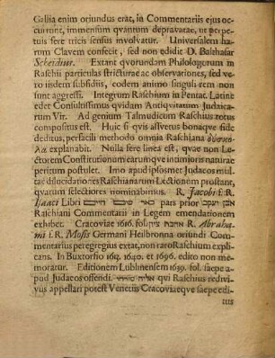 Ex Historia Hebraeorum Literaria Sive De Meritis Hebraeorum In Rem Literariam