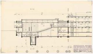 Physikalische Institute der Universität Köln: Hörsaal Schnitt D-D, 1:100