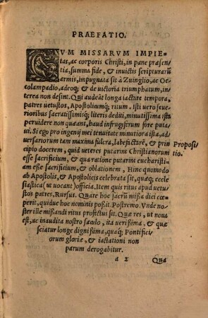 De Origine Erroris, In Negocio Eucharistiae, Ac Missae