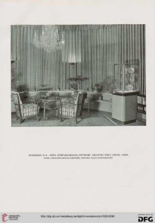 Raum, Farbe und Einzelform: zu einer Wohnung von Architekt Fritz Gross