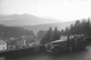 Bodenbach [Podmokly]: Straße nach Bodenbach, Aju seitlich gesehen