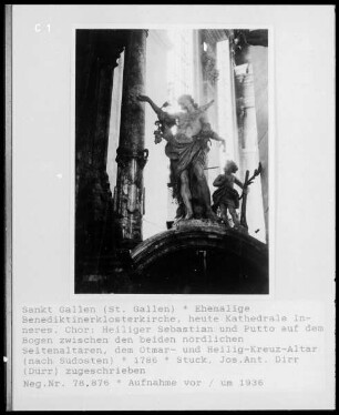 Heiliger Sebastian und ein Putto