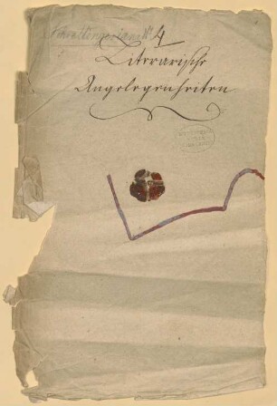 Nachlass von Martin Schrettinger (1772-1851) – BSB Schrettingeriana. 4, Nachlass von Martin Schrettinger (1772-1851): Literarische Angelegenheiten – BSB Schrettingeriana 4