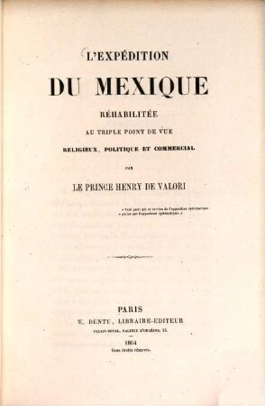 L'Expédition du Mexique