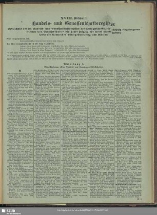 XVIII. Abschnitt. Handelsregister und Genossenschaftsregister