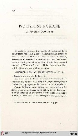 4: Iscrizioni romane di piobesi torinese