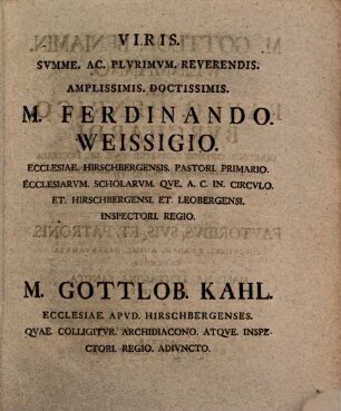 Dissertatio. Inavgvralis. Qva. Initia. Religionis. Christianae. In. Silesia. Ante. Micislai. Primi. Tempora.