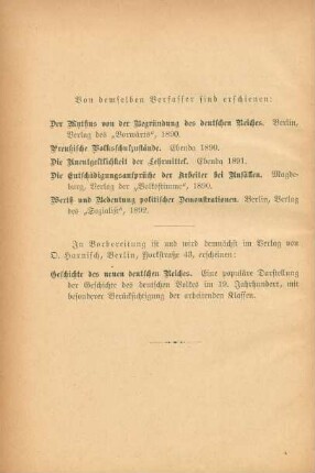 Von demselben Verfasser sind derschienen: