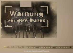 Warnung vor dem Bunde