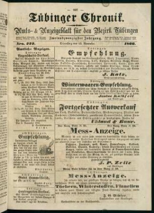 967-986, 13. November (Nr. 222) - 17. November (Nr. 225)