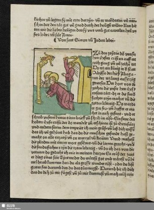 Von sant Simon unn Judas leben