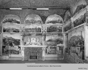 Sechsundfünfzig Veduten von Festungen und Palazzi der Pio di Savoia