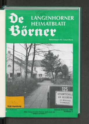 Januar/Februar 1995, Nummer 1
