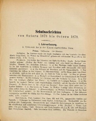 Zu der öffentlichen Prüfung des Gymnasiums zu Seehausen i.A. am ... ladet ergebenst ein. 1878/79