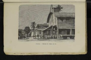 Panama. - Station du chemin de fer.