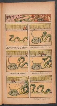Aventura de una serpiente - [Cómic]