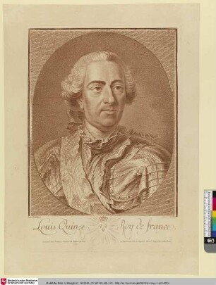 Louis Quinze, Roy de France