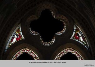 Fenster B-III, B-II und B-I der Katharinenkapelle : Fenster B-II