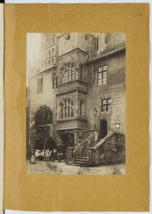 Rathaus, Neustadt/Orla: Ansicht (aus: Skizzen- und Fotoalbum 24)