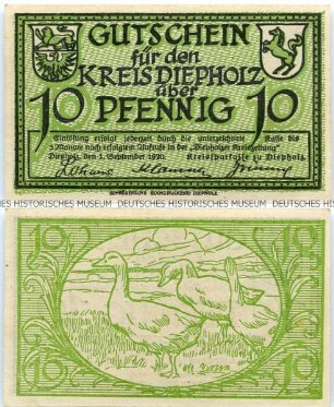 Diepholz, 10 Pfennig