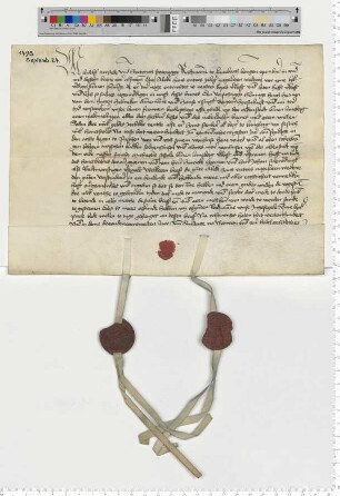 Die Ratsmannen Ludelff Tzerstede und Hartwich Stoterogge bezeugen den Verkauf einer Hausrente ("uppe der oldenstadt uppe dem orde neffen sunte Michaelis schole") an die 4 Vorsteher der Ulfrauen Brüderschaft oder Gilde auf der Altstadt.