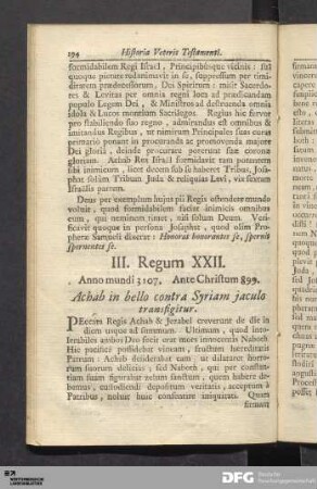 Liber III. Regum.