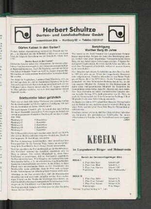 Kegeln