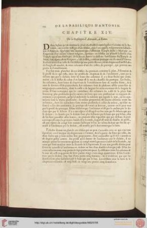XIV. De la Basilique d'Antonin, à Rome