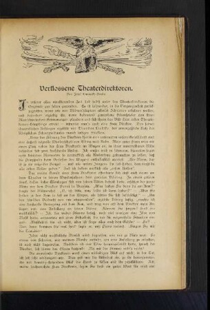 Verflossene Theaterdirektoren