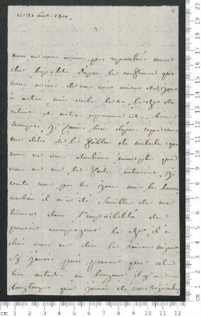 Brief von Louis-Charles de Chamisso an Hippolyte de Chamisso und Charles de Chamisso