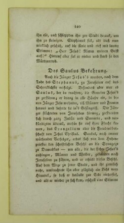 Des Saulus Bekehrung