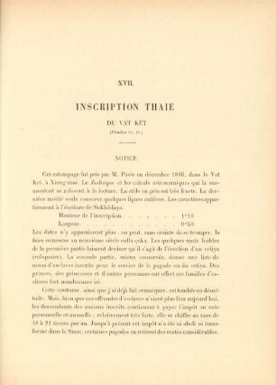 XVII. Inscription Thaie du Vat Ket