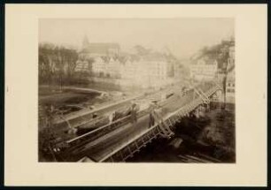 PA 6046, Die neue Neckarbrücke im Bau. Foto Sinner