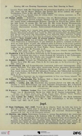 Jagd (Nr. 237-240)