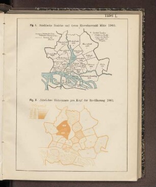Tafel 1. Fig. 2. Jährliches Einkommen pro Kopf der Bevölkerung 1901.